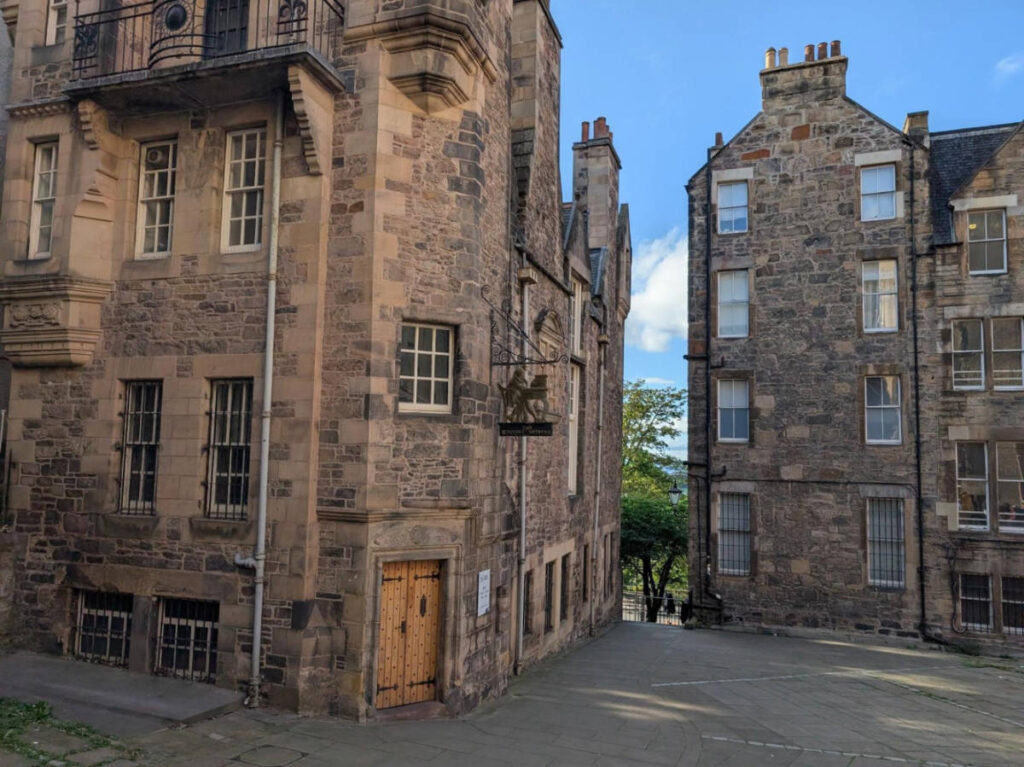 View of the traditional buildings of The Writer’s Museum