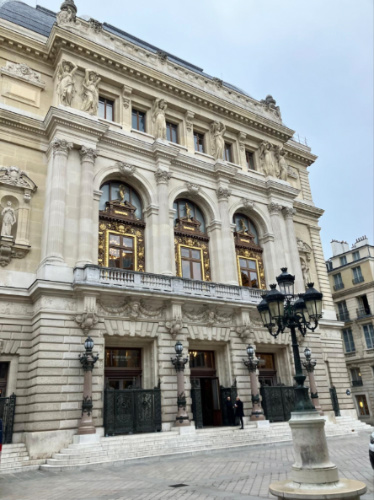 View of the 18th century Théâtre National de l'Opéra-Comique
