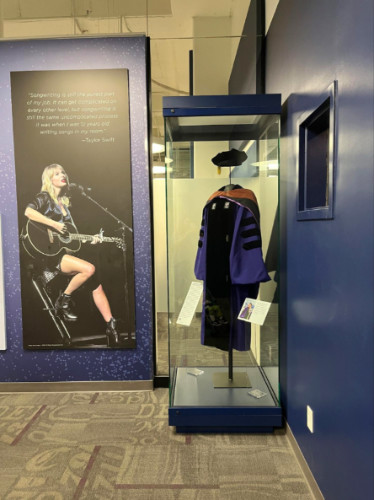 A Toga on display at Taylor Swift Education Center