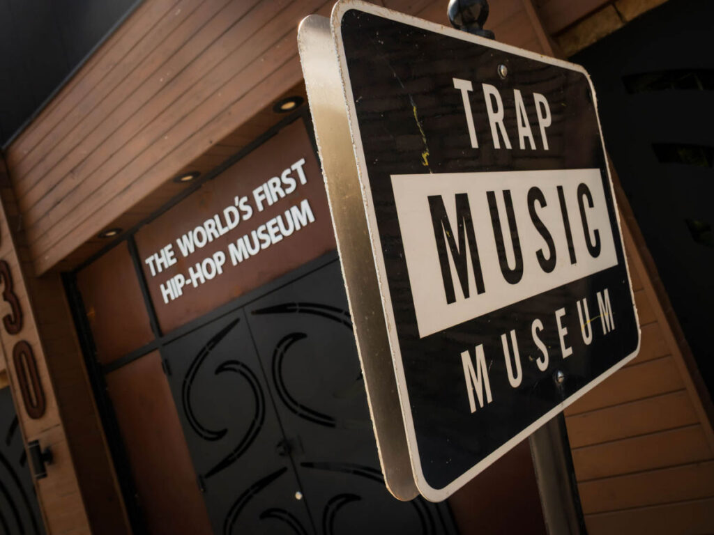 View of the entrance to Trap Music Museum
