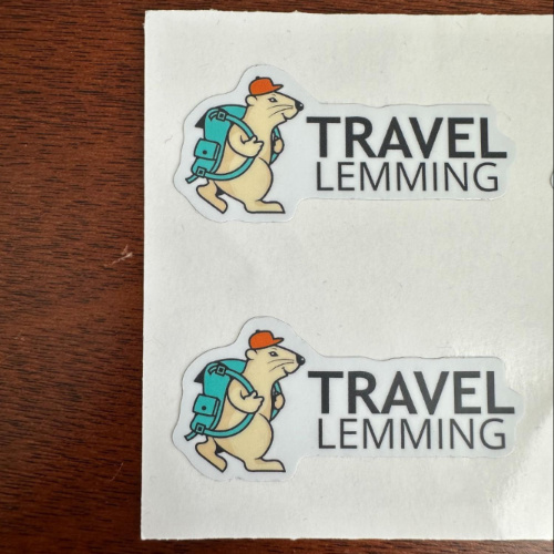 Travel Lemming Sticker Sheets