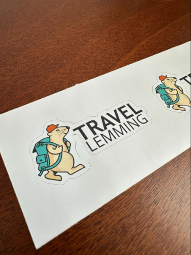 Travel Lemming Vinyl Decals