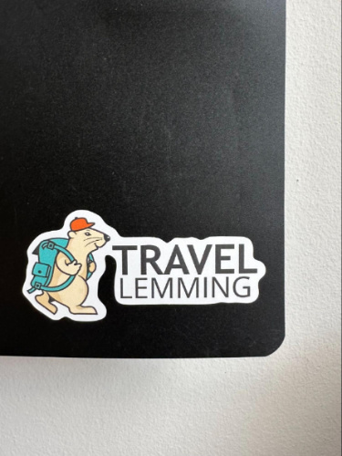 Travel Lemming Vinyl Decals