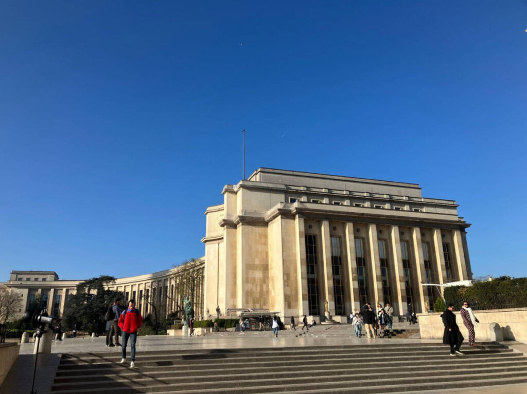 View of the museum in Trocadéro