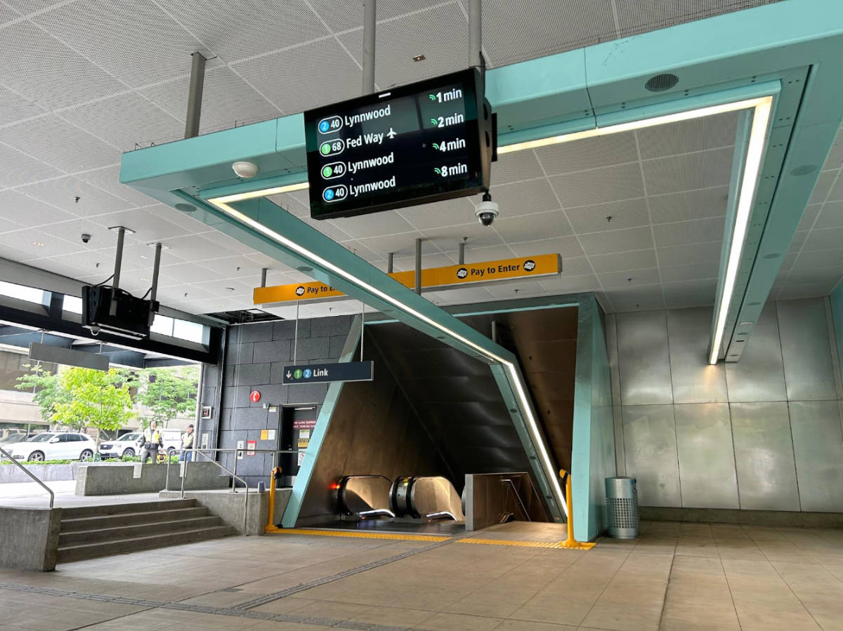View at the U-District Station