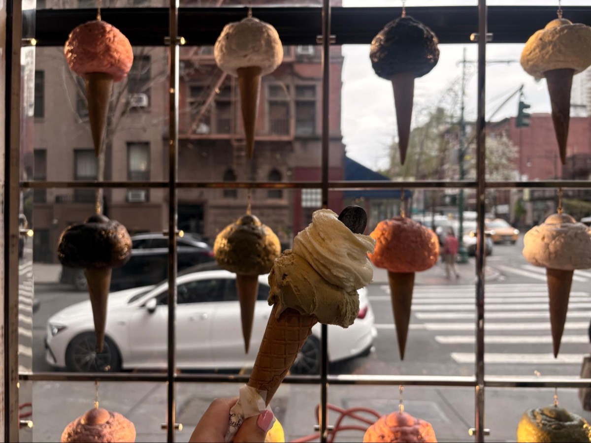 Ice cream displays at Venchi Chocolatier & Icecream