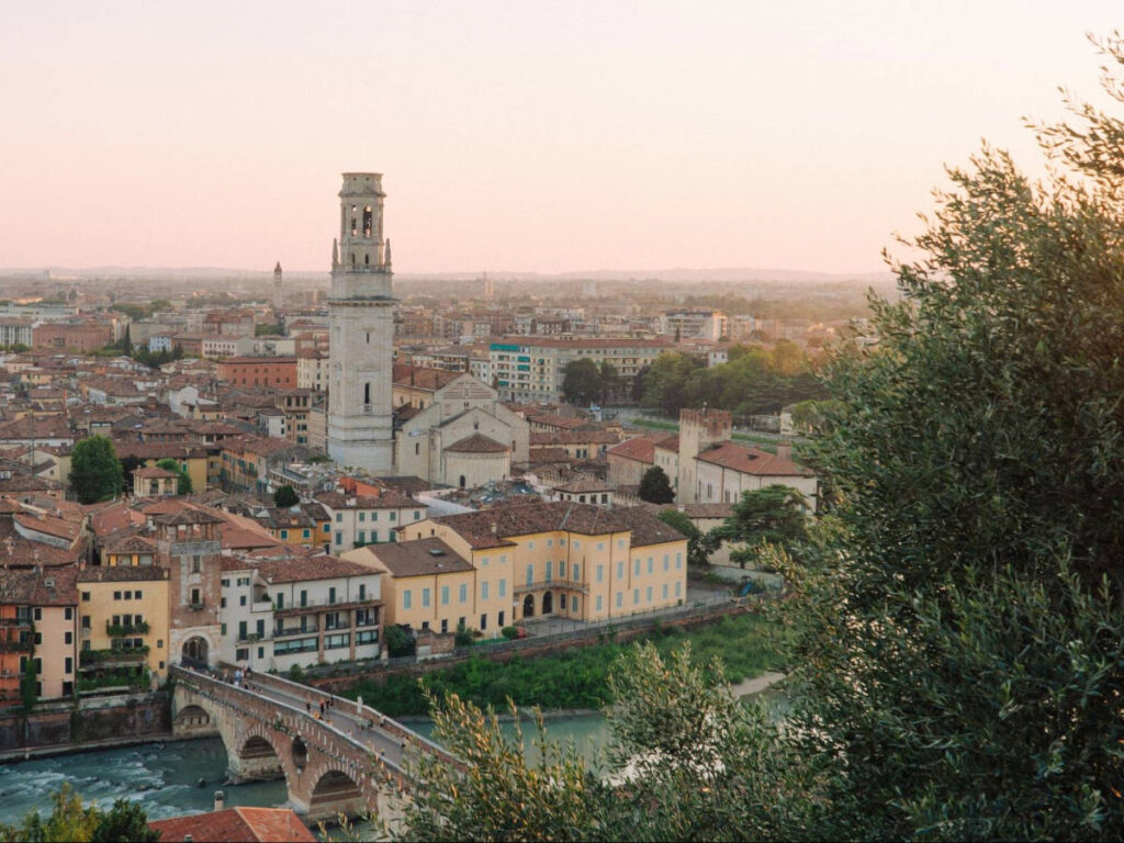 Overlooking view of the Verona Cathedral