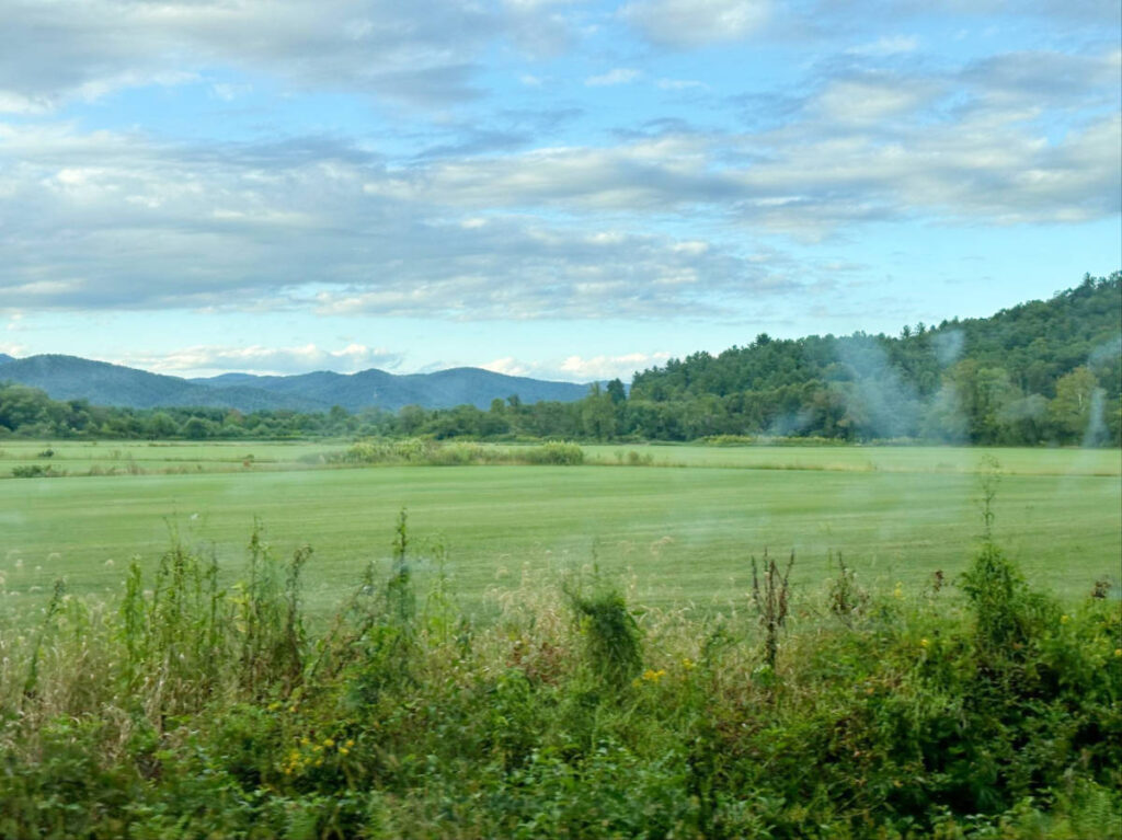 Scenic view across the Western North Carolina