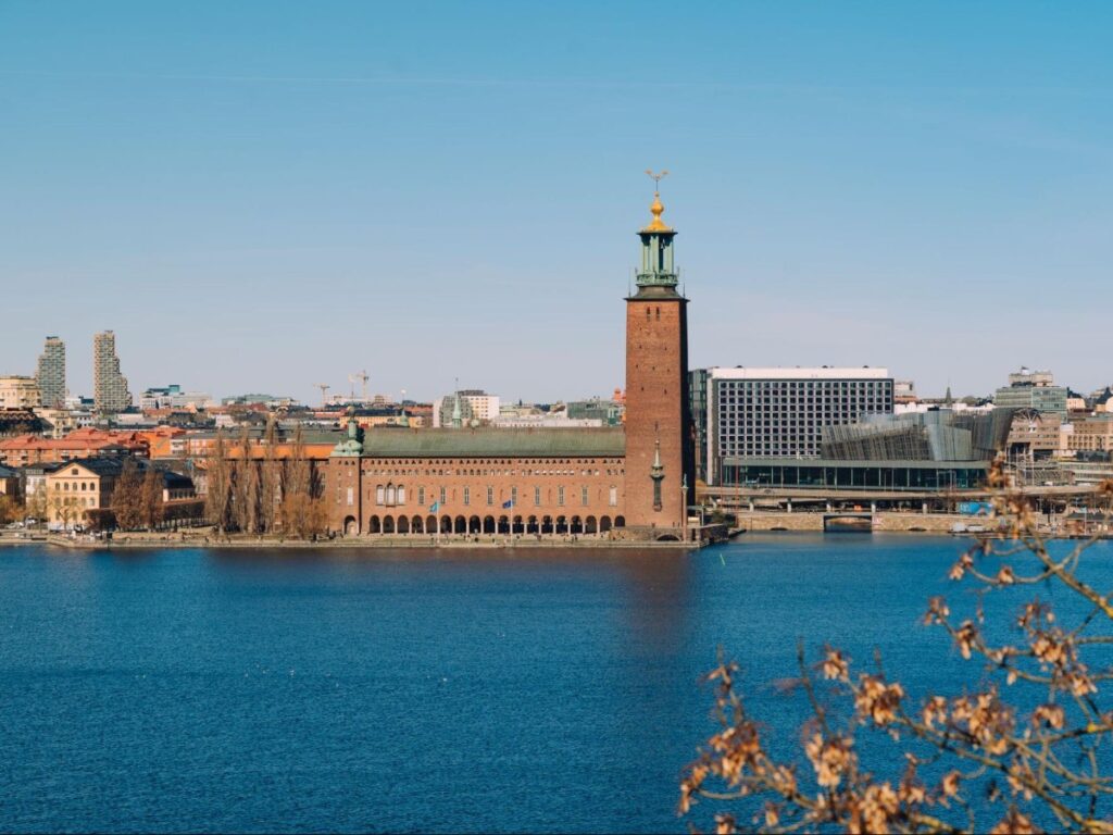 View from the Monteliusvägen