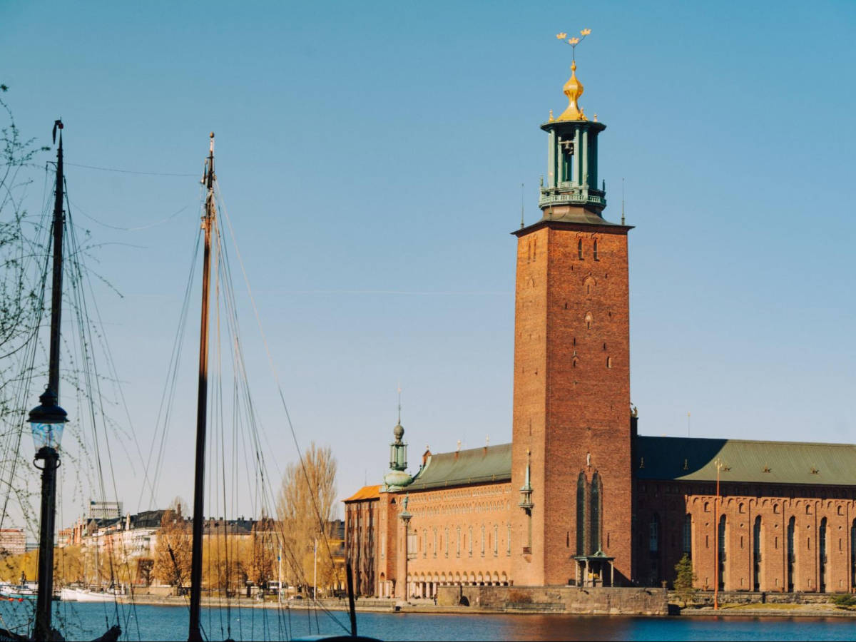 View of the buildings in Stadshuset