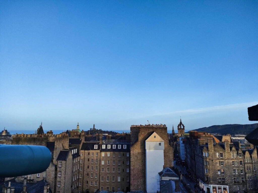 View of the Royal Mile from Camera Obscura