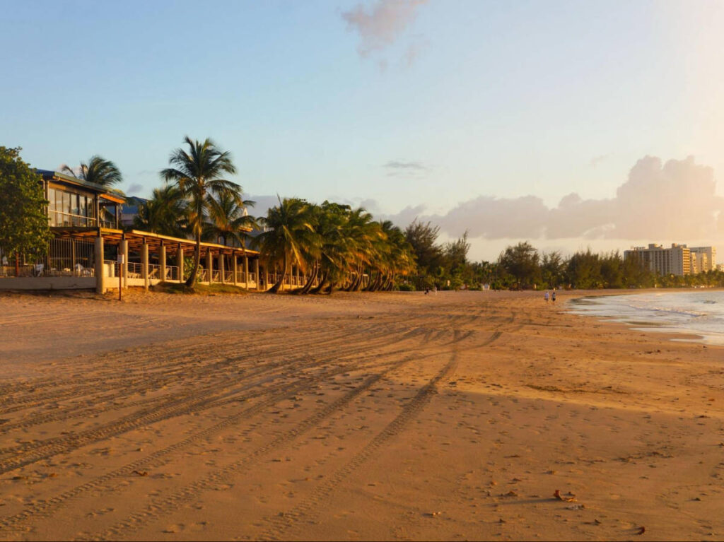 Scenic sunset views of the Vivo Beach Club