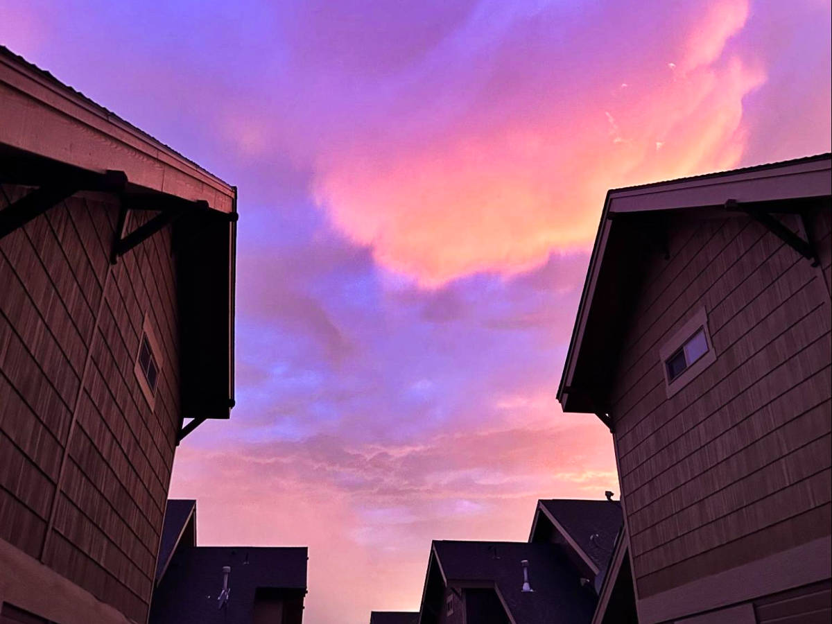 Gorgeous sunset views at the Townhome of West Boise