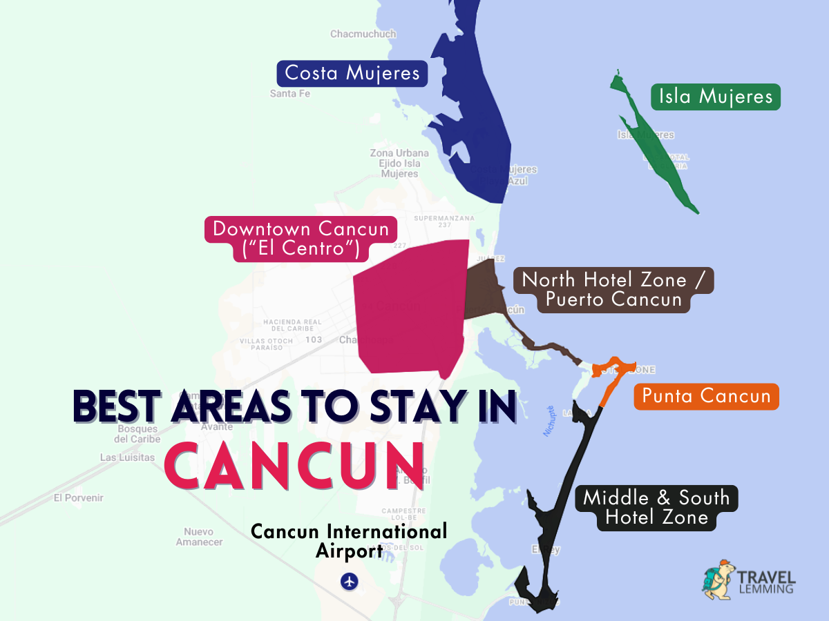 A graphic map that shows the best areas to stay in Virginia Beach