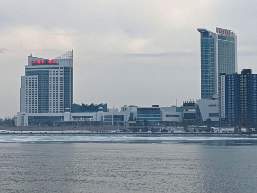 View of Caesar's Windsor from Detroit