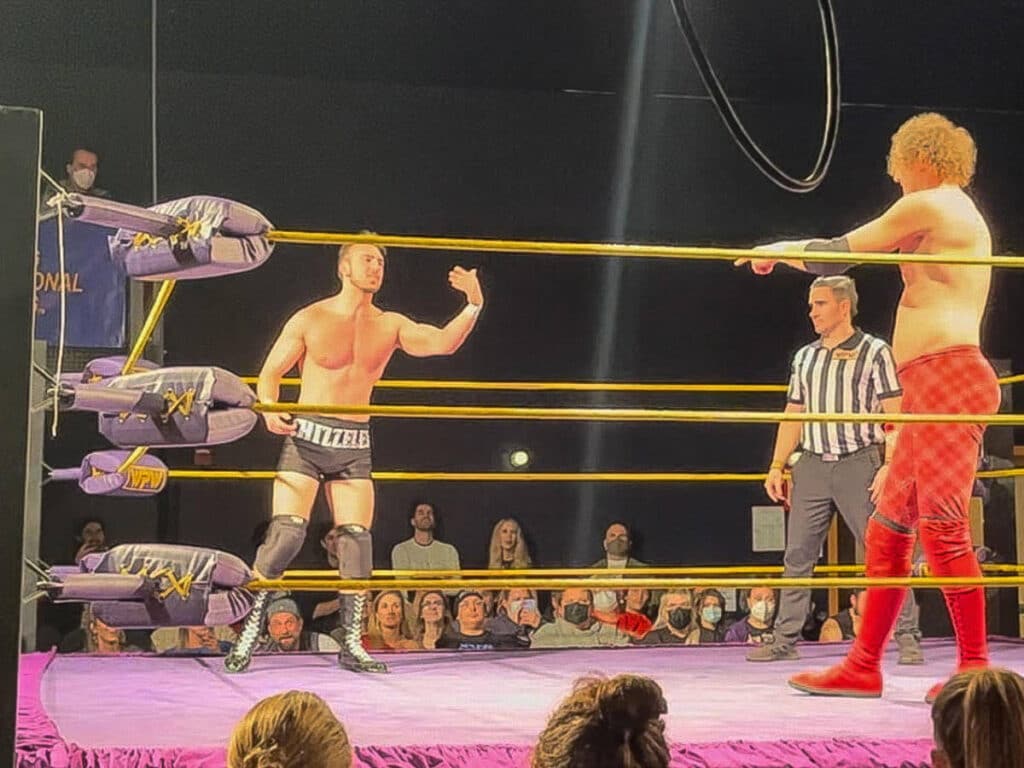 A Winnipeg Pro Wrestling show at the West End Cultural Centre
