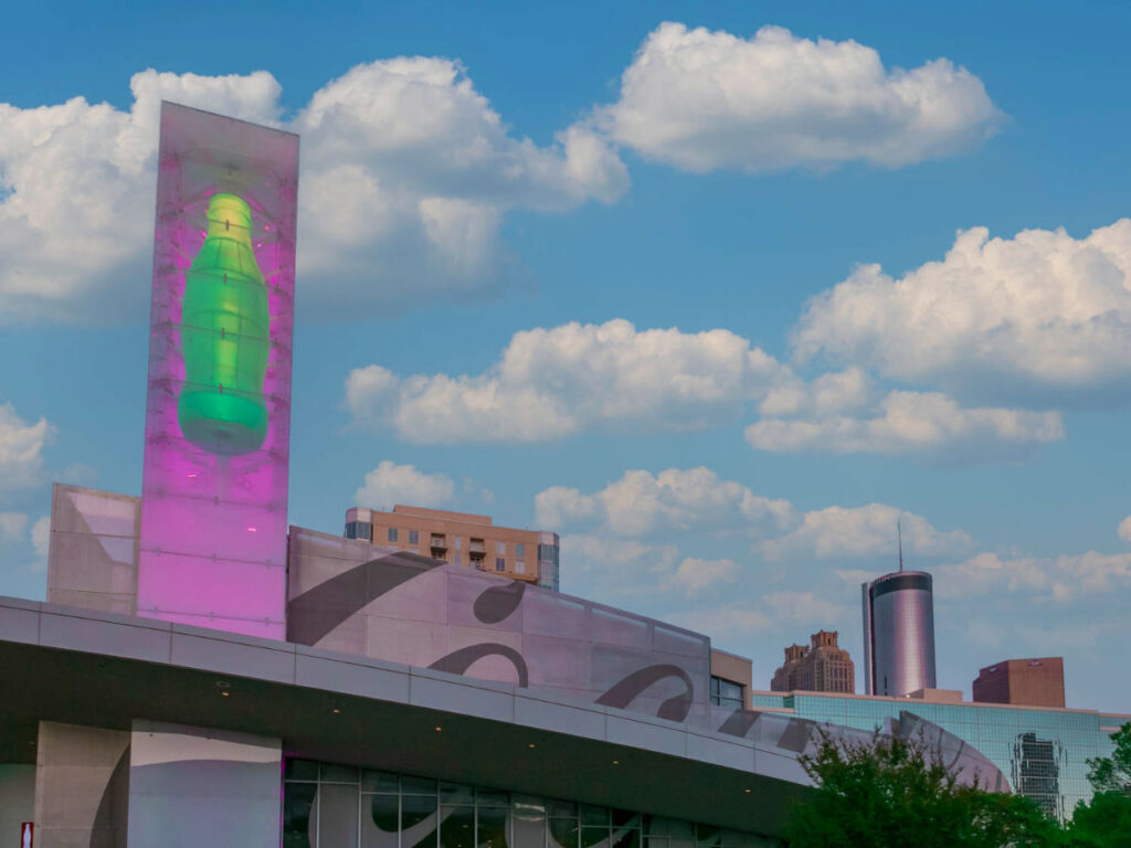 Exterior view of the World of Coca-Cola