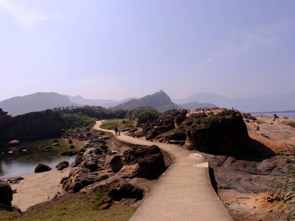 View at the Yehliu Geopark