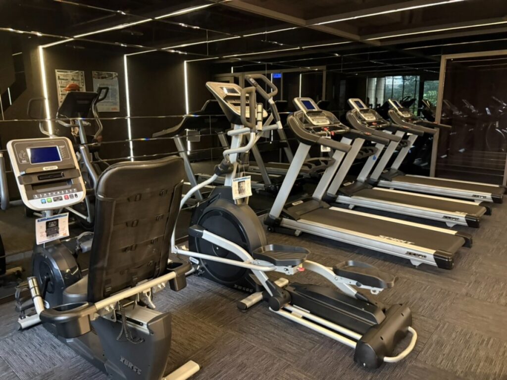 Treadmills and climber machines in the arTree gym